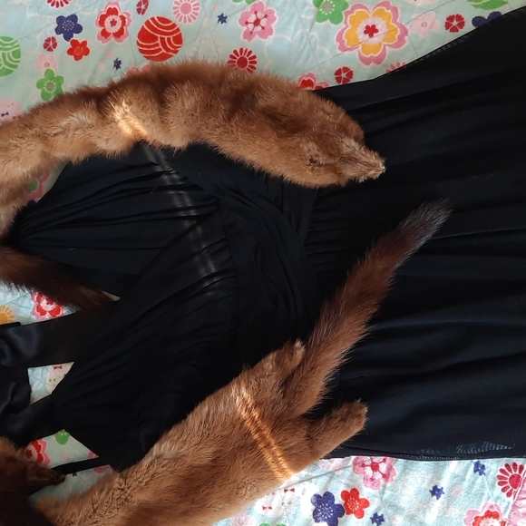 Real mink stole wrap vintage - Picture 1 of 6